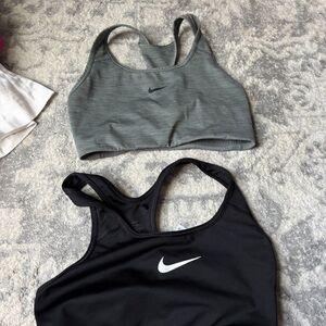 Nike Black and Gray and pink Sports Bra